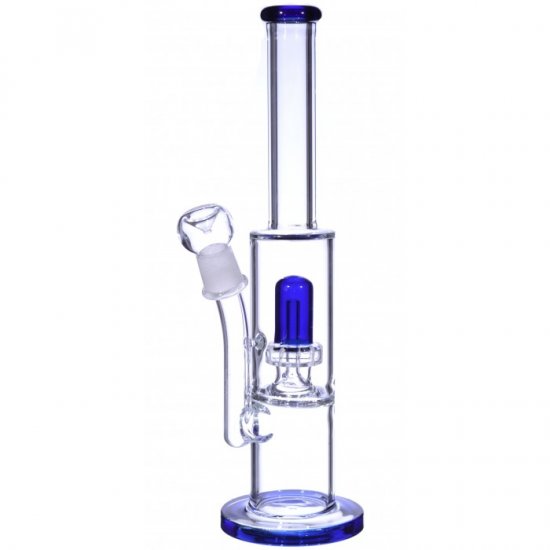 12\" Shower Head Matrix Bong Water Pipe - Blue New