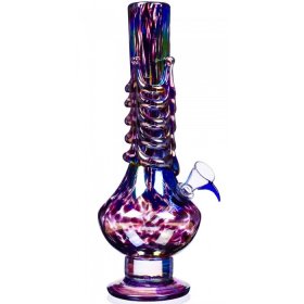 Smokeformer - 11" Iridescent Chameleon Wire Wrap Bong New