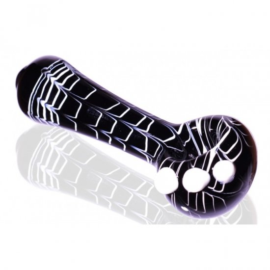 4\" Spider Web Design - Black New