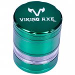 The Force - Viking Axe? - 4-Part Glass Hybrid Grinder - 63MM - Green New