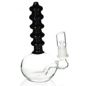 The Portable Lava Tube Mini Oil Dab Rig with Oil Dome and Nail - Black New