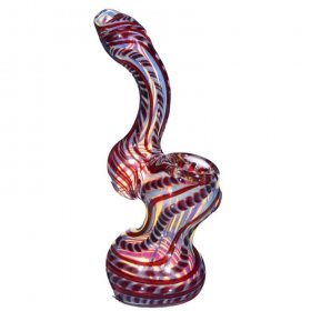 6" Bubbler - Rustic Red New