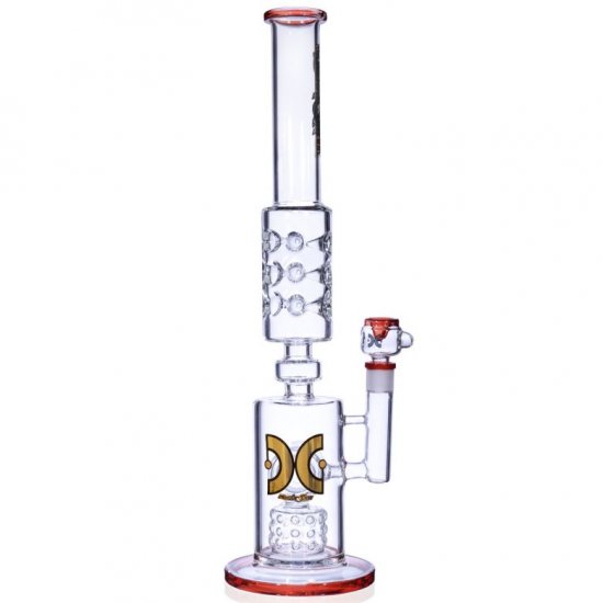 21\" Donut Perc into Swiss Showerhead Perc Glass Bong - One week only !! New