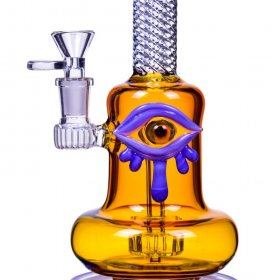 Mad Eye! - 9" Showerhead Cylinder Vase Bong New