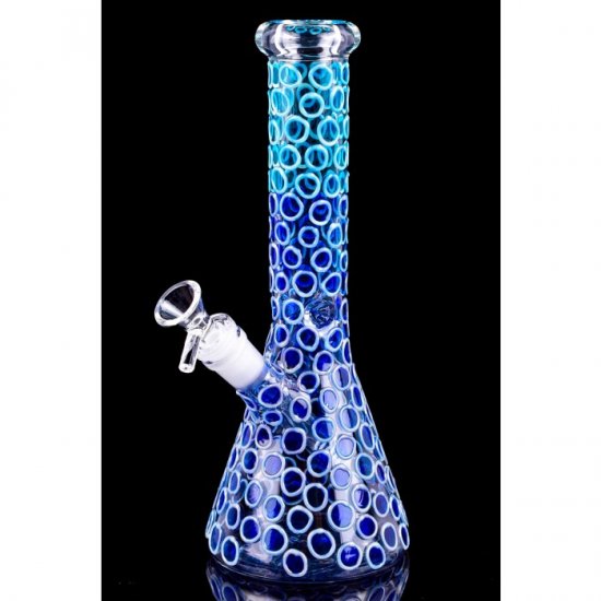 Glowsticks - 11\" Thick Glow In The Dark Beaker Bong New