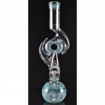 16" The Milky Way Double Horned Thick Glass Zong Bong New