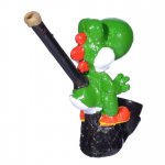 6" Character wooden pipes - Yoshi New