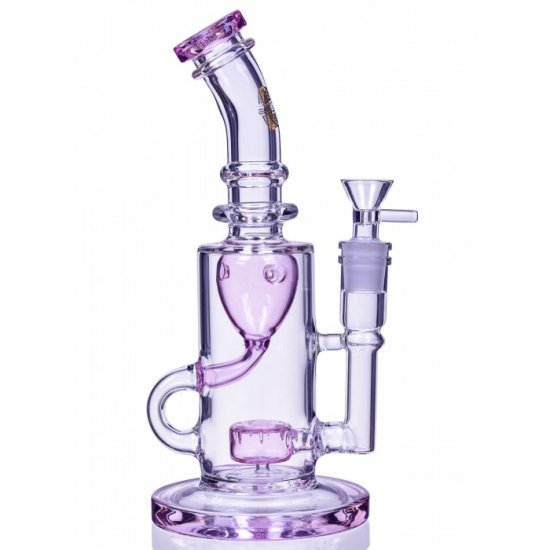 10\" FAB EGG RECYCLER BONG WATER PIPE - PINK New