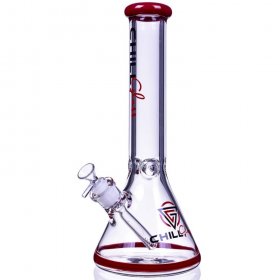 The Empire - Chill Glass - 14" Beaker Base Bong - Red New