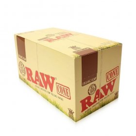 Raw? Organic King Size Pre-Rolled Cones (3-Pack) New