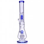 20" Inch Sprinkler Perc to Matrix Perc Bong Glass Water Pipe - 14mm Male Dry Herb Bowl - Assorted Colors New