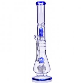 20" Inch Sprinkler Perc to Matrix Perc Bong Glass Water Pipe - 14mm Male Dry Herb Bowl - Assorted Colors New