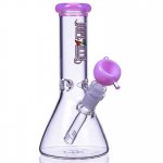 Lil Zilla - 7" Thick Beaker Base Bong - Milky Pink New