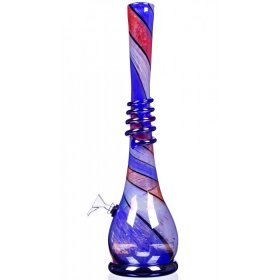 Hot Salsa - 17" Drip Designed Long Neck Bottled Tobacco Bong Water Pipe New