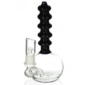 The Portable Lava Tube Mini Oil Dab Rig with Oil Dome and Nail - Black New