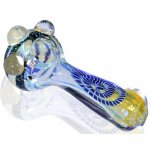 5" Heavy Dichro Swirl in Bowl - Fumed New