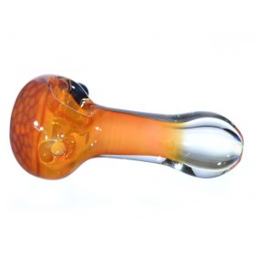 Honeycomb Solar Eclipse Glass Hand Pipe Spoon Pipe New