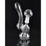 5" clear bubbler percolator - oil rig New