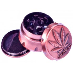 THE AMSTERDAM - FOUR PART MINI GRINDER - 30MM - ROSE New