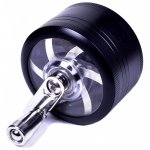 The Cutter - Hand Cranked Three Piece Grinder - 50mm - Black New