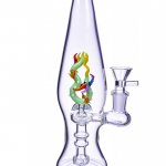 Knysna Seahorse - 8" Colorful Showerhead Lava Lamp Bong New