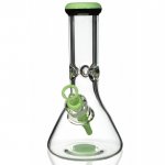 Simply Thick 10" Beaker Bottom Bong - 8mm Thick with American Color