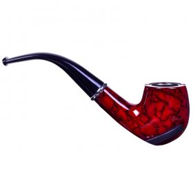 6" Durable wooden pipe With Spotted Cherry Finish Sherlock New