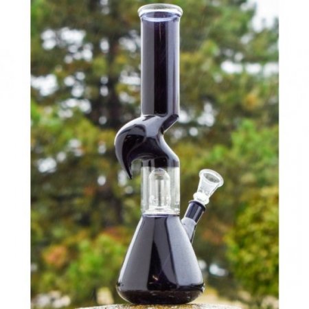 Smoke Rhinoceros - 12" Inline Dome Perc Zong Bong New