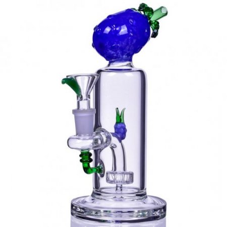 Smokey Pineapple - 8" Matrix Perc Cylinder Bong New