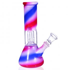 8" Girly Percolator Smoking Bong - Hot Pink Bong New