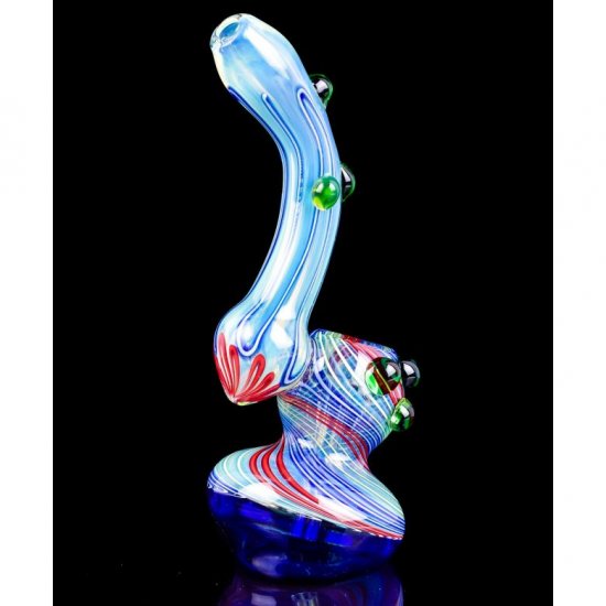 The Patriot - 7\" American Bubbler Silver Fumed - Drastic Low Price New