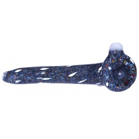 5" spotted Sherlock Glass Pipe - Purple New