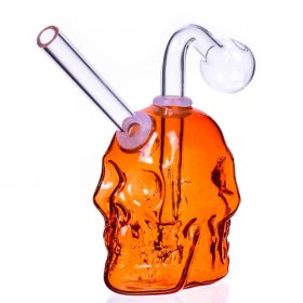 The Twins - Skull Design Dab Rig Bong New