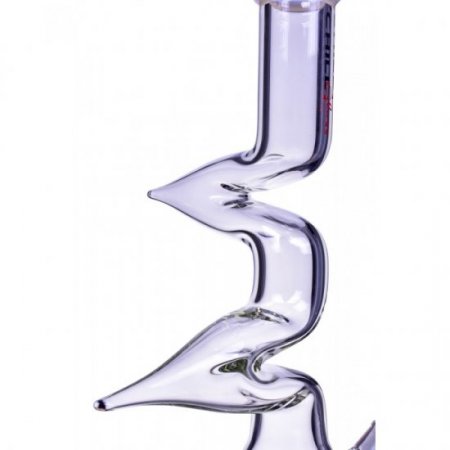 Chill Glass 17" Double Monster Zong Bong Water Pipe - White New