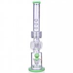 Smoke Realm - Lookah? - 21" Double Chamber Honeycomb Perc Bong - Assorted Color New