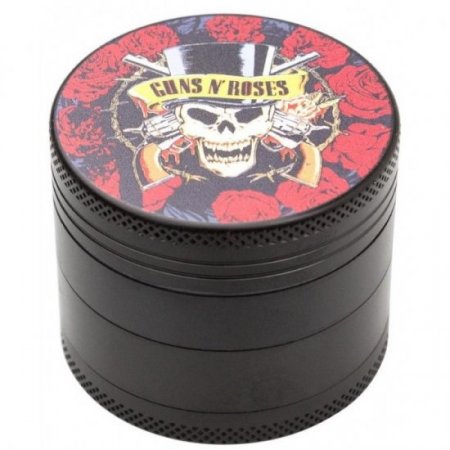 Wild West - Guns N' Roses - Skulls & Pistol 3-Stage Grinder - 50MM New