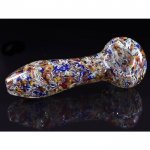 4" Crazy Confetti Glass Hand Pipe New