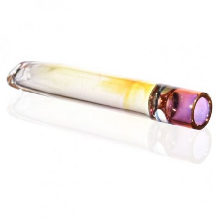 3" Fumed Glass Chillum - Golden Fumed New