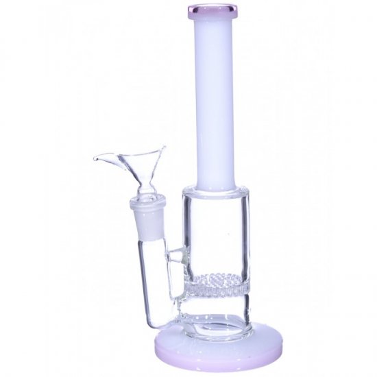 8\" Honeycomb Water Pipe - Pink New