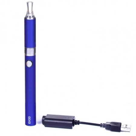 EVOD MT3 1100MAH BATTERY PACK - BLUE with CHROME FINISH New