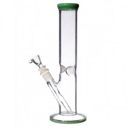 12" Water Pipe Bong with 14MM bowl and Ice Catcher -Cylinder Tube New