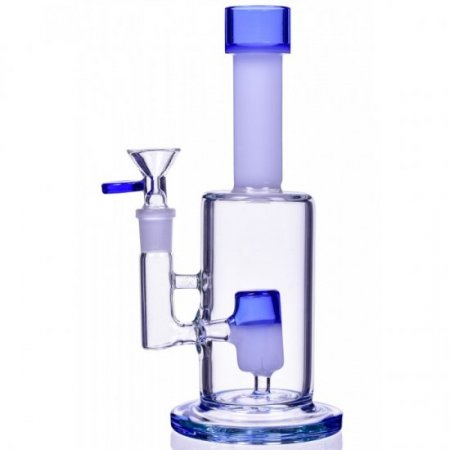 Candy Smoke - 9" Dual Color Showerhead Perc Straight Bong New