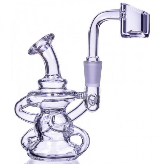 Glow Eyes 11\" Glow In The Dark Beaker Bong - Purple New