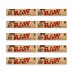 Raw? - Classic Slim Rolling Paper - King Size - 10 Pack New