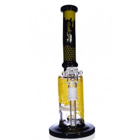 The Killer Comb - 10 " Honeycomb Dab Rig with Percolator And 14mm Matching Bowl New