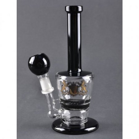 6" Honeycomb Oil Rig - Black Tube New