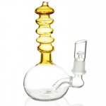 The Portable Lava Tube Mini Oil Dab Rig with Oil Dome and Nail and Dry Herb Bowl - Butter New