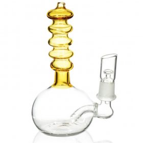 The Portable Lava Tube Mini Oil Dab Rig with Oil Dome and Nail and Dry Herb Bowl - Butter New