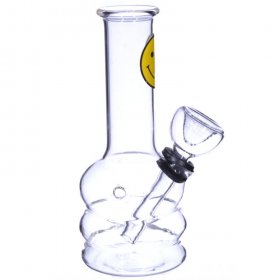 5.25" Happy Face Mini Water Pipe - Happy Face New