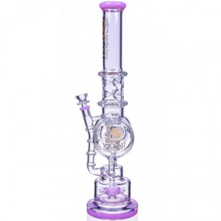 Smoke Reviver - Lookah? - 18" Coil Perc To Sprinkler Perc Bong - Pink New